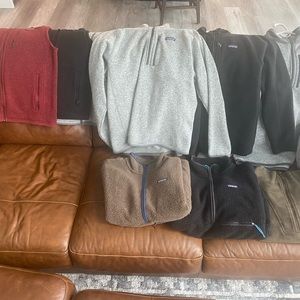 Patagonia Long sleeve & Short sleeve vests